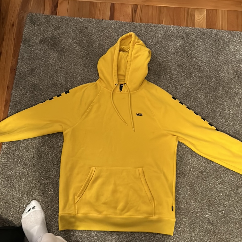 VANS Yellow/Black Checkered Hoodie